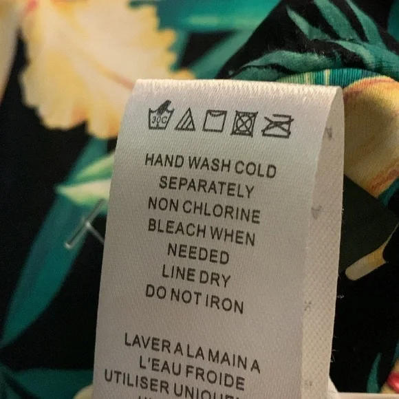 Tommy Bahama Orchid Garden Swim Rash Guard Top Full Zip Size XS UPF 50 NWT